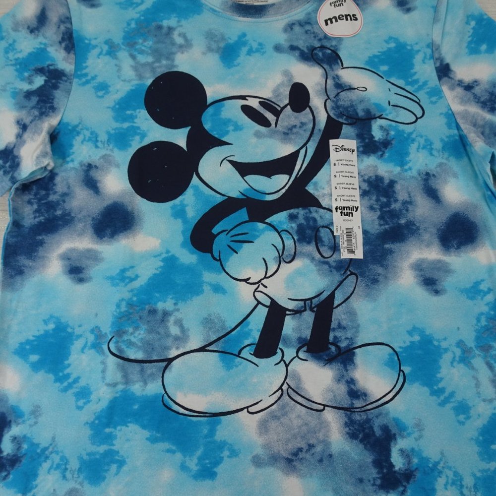 NWT Mickey Mouse Men's Tie Dye Graphic T Shirt - Picture 6 of 10
